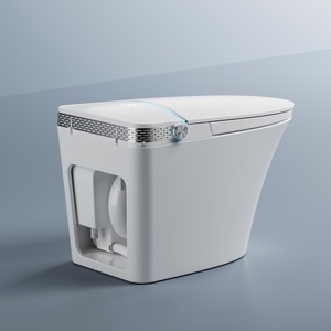 Tự động xả nước CHẬU VỆ SINH chức năng nước nóng ghế có thể điều chỉnh áp lực nước làm khô không khí phòng tắm nhà vệ sinh thông minh - Product Image 4