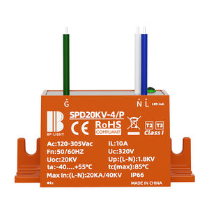 Arancione 10 <span class=keywords><strong>KA</strong></span> 10kv 20kv LED DPS protezione contro le sovratensioni protezione LED luce stradale SPD - Product Image 5