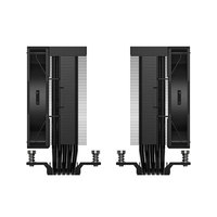 Pccooler RT500 ARGB LED CPU refroidisseur d'air haute Performance 5 tour de caloduc refroidissement PC de jeu processeur efficace noir blanc