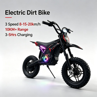 Moto tout-terrain électrique pour enfants en gros, 36V 350W/500W, avec pneus gonflables de 14 pouces et double suspension, idéale pour le marché des cadeaux
