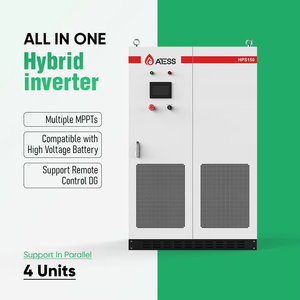 Atess Kit de panneaux solaires et de batterie 120kW 150kW 200kW 250kW Système hybride triphasé avec kit de support de suivi du soleil - Product Image 3