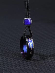 Collar de pareja para su colgante de cuerda de acero inoxidable | Collares de pareja para él y su acero inoxidable Su reina Su rey - Product Image 6