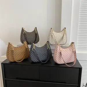 Bolsos de axilas con estilo texturizado para viajes de ocio, bolso de mujer clásico francés minimalista, bolso de hombro para mujer