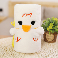 Couverture douce et chaude en peluche pour bébé, oreiller de voyage, Design Animal mignon, nouvelle collection hiver