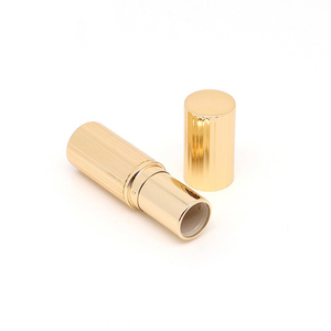 Rouge à lèvres en aluminium de luxe Tubes vides Alun <span class=keywords><strong>Tube</strong></span> d'emballage de cosmétiques de haute qualité Texture rayée 3.5ml <span class=keywords><strong>AL</strong></span> Chip Stick Mini Tubes - Product Image 1