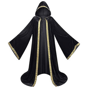 Capa de Cosplay de Halloween del Dios del Fúnebre, Estampado de 4 Colores, con Ribete de Terciopelo, Unisex para Adultos, Disponible en Fábrica - Product Image 2