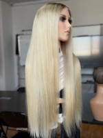 SHY 13x5 HD Lace Front Wig Human Raw Hair Salon Color Straight Custom Length Natural Parting OEM ODM