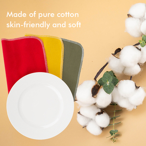 Rouleau de serviettes sans papier réutilisables en <span class=keywords><strong>flanelle</strong></span> de coton biologique personnalisées lavables lingettes de cuisine en bambou serviettes alternatives sans papier - Product Image 2
