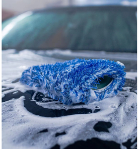 Brosse de lavage de voiture en <span class=keywords><strong>microfibre</strong></span>, tissu anti-rayures et sans peluches, tampon de lavage premium pour nettoyer voitures, camions et motos - Product Image 5