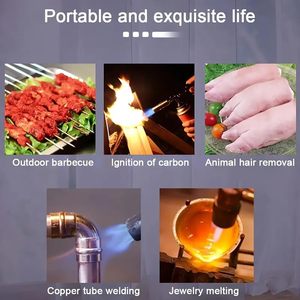 <b>Gas</b> Torch Flame Gun Blowtorch Cooking Soldering Butane AutoIgnition <b>Gas</b> <b>Small</b> Welding Torch - Product Image 4