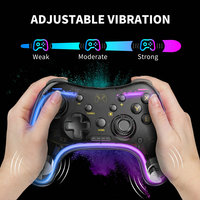 Manette sans fil pour nintendo Switch/Lite/OLED Console Pro Gamepad pour Android Mobile pour IOS pour Windows PC LED Joysticks