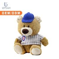 UYEAH Peluche personnalisée avec logo Taille personnalisée/Matériau pour cadeaux d'entreprise Commande en gros Ours en peluche personnalisé Jouet en peluche