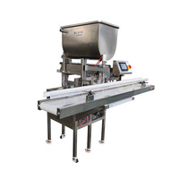 Trémie en forme de U beurre d'arachide Mayonnaise jus boisson émulsion Gel Rotor pompe bande transporteuse Machine de remplissage