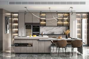 SANTOPOVA - Tiradores de Puerta Planos para Armario, los Mejores del 2022, Precio de Laca, Otros Muebles Modulares, Gabinetes de Cocina Modernos de Estilo Europeo - Product Image 3