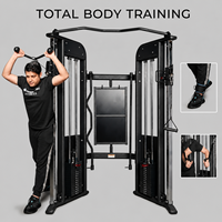 Système d'entraînement de fitness Evolve Dual Multi Functional Trainer Station de machine à câble