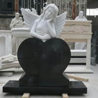 Pierres tombales et monuments en granit noir personnalisés, cimetières modernes, pierres tombales commémoratives et tombes