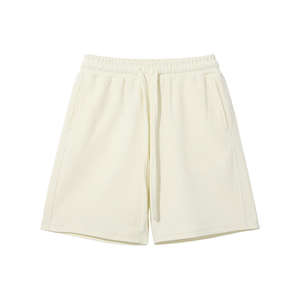 กางเกงขาสั้นผู้ชายขายส่ง คอลเลคชั่นซัมเมอร์ 2025 รุ่นใหม่ น้ำหนัก 280 กรัม เนื้อผ้าระบายอากาศดี ลายเพชร ทรงหลวม มีเชือกผูกเอว - Product Image 3