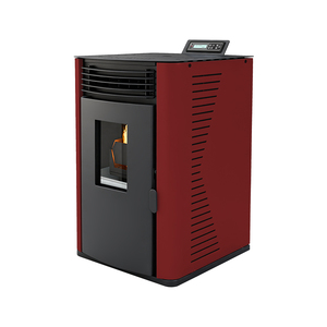 Poêle à granulés moderne haute efficacité PANSEE PK-80 avec contrôle Wi-Fi, autonome, écologique, <span class=keywords><strong>en</strong></span> fonte, pour usage hôtelier - Product Image 4
