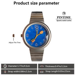 Alien Garden <span class=keywords><strong>Bob</strong></span> <span class=keywords><strong>Esponja</strong></span> no quiere ir a trabajar Reloj de pareja Nicho de estudiante de género neutral y atuendo de moda - Product Image 6