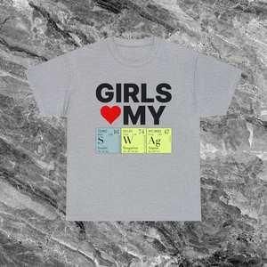 Las chicas adoran mi camiseta de ciencia y química, camiseta divertida con memes, camiseta con diseño de meme, embarazosa, inapropada - Product Image 2