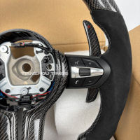 Volant en fibre de carbone et simili daim pour BMW Série F F30 F10 535i F32 F20 F36 F22 M4 F82 X5 F15 F80 M3 F11 F31 F01 F07