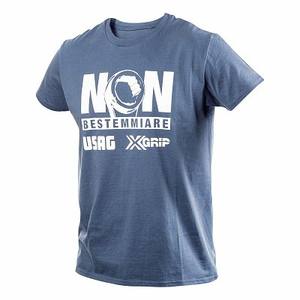 Camiseta Usag para Hombre 3718 C de Manga Corta, Algodón Jersey Transpirable con Estampado Serigrafiado Talla L - Product Image 1