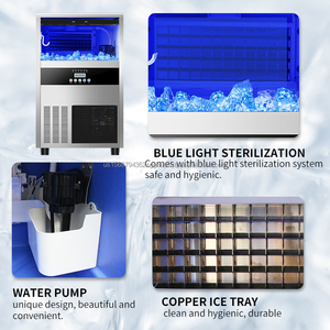 Máquina de Hacer Hielo Comercial en Oferta, Máquina de Hielo Automática de Gran Capacidad de 300 kg/Día - Product Image 4