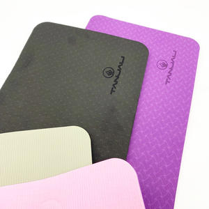 Tapis de yoga en caoutchouc naturel de forme ovale, tapis de yoga en forme de capsule arrondie de luxe, écologique, personnalisé, à deux extrémités, nouvelle génération - Product Image 1