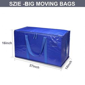 Sac de rangement imperméable et anti-poussière, grande capacité, tissé, pour le linge et les courses, idéal pour la maison et les vêtements - Product Image 4