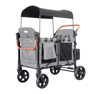 Cochecito Doble para Bebés de Alta Calidad para Autocaravanas, con Tubo de Acero, Plegable, Tipo Push-Pull, para Sentarse, para Acampar al Aire Libre - Product Image 6