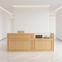 Bureau d'accueil moderne pour magasin de vêtements, salon de beauté, bar, mobilier commercial de luxe en MDF