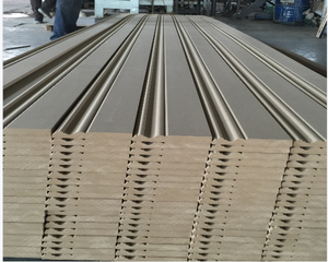 Thị trường Mỹ <span class=keywords><strong>MDF</strong></span> trắng <span class=keywords><strong>primed</strong></span> Ốp chân tường bảng E1 formaldehyde tiêu chuẩn khí thải - Product Image 6