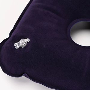 Inflatable Square Seat <b>Cushion</b> With Perforations For Pressure Relief Buttocks Support Home Wheelchair Use PVC Material One Size - Product Image 2