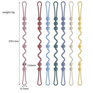Sucette en silicone 270,1 mm, chaîne de sucette pour bébé sans BPA, pour 0-12 mois - Product Image 1