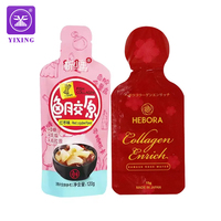 Sachet de boisson en forme spéciale personnalisée, gel énergétique au collagène liquide, sachet de 30 ml en forme de bouteille pour boisson au jus