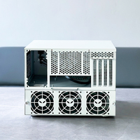 Cool 9-Bay Network Attached Storage (NAS) Server Chassis Mini ITX ATX Tower Computer Case Cooling Fan 9 Bay Desktop PC Rack