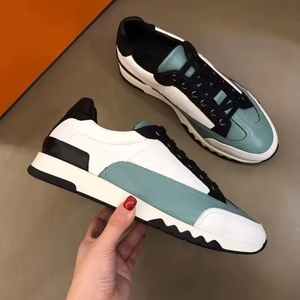 2026 New <b>Top</b> Women Famous Brands Genuine Leather Sneaker High Quality Shoes Designer Luxury Shoes For Men - Product Image 3