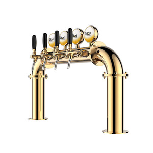Luxury 6-Tap Dual Column Draft Beer Dispensing Tower System for Commercial Bars & Restaurants - Product Image 3