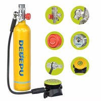 Vente en Gros Usine Bouteille de Plongée Oxygène Scuba 1L, Kit de Bouteille de Plongée Mini Scuba
