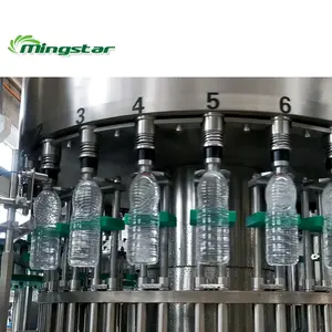 Máquina automática de enchimento de líquidos para pequenas empresas, máquina de enchimento de garrafas, água pura, linha de produção
