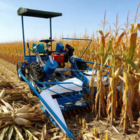 Moissonneuse-batteuse multifonctionnelle compacte pour le maïs, le blé et le riz