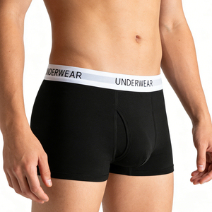 Nouvelle tendance, caleçons élastiques pour hommes, boxer en bambou, lingerie pour hommes ajustée et extensible avec poche 3D, fabrication OEM, maillots <span class=keywords><strong>de</strong></span> <span class=keywords><strong>bain</strong></span> pour hommes - Product Image 2
