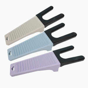 Chausse-pied en acier inoxydable de luxe personnalisable, long, court, différentes tailles de chausse-pied en plastique avec poignée en cuir - Product Image 2