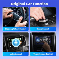 Adaptor Mini Wireless Carplay Apple Carplay & Android Auto dengan Chipset Allwinner V851 Dongle untuk Mobil