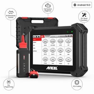 Escáner OBD2 Bidireccional ANCEL V6 PRO+, Herramienta <span class=keywords><strong>de</strong></span> Diagnóstico <span class=keywords><strong>de</strong></span> Sistema Completo, Programador <span class=keywords><strong>de</strong></span> Llaves, Más <span class=keywords><strong>de</strong></span> 25 Funciones <span class=keywords><strong>de</strong></span> Reinicio para Todos los Autos - Product Image 1