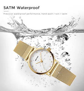 Orologi da Donna in Acciaio Inossidabile con Logo OEM, Orologi di Lusso Dorati per Affari, Eleganti e Costosi - Product Image 3