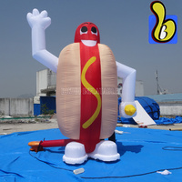 Ballon géant gonflable en forme de hot-dog de 10 pieds pour la publicité