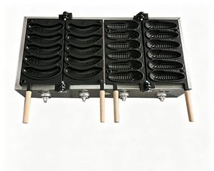 <span class=keywords><strong>Gaufrier</strong></span> professionnel <span class=keywords><strong>vertical</strong></span> industriel et commercial belge à gaz et électrique, quatre emplacements, double, pour gaufres en nid d'abeille et gaufres rondes - Product Image 1