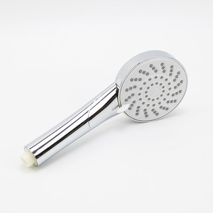 Three Speed Adjustable Handheld <b>Shower</b> <b>Head</b> Round Spray Rain Pressurized Portable Bathroom <b>Shower</b> Accessory - Product Image 2