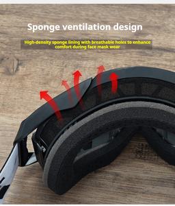 Grand écran lentille remplaçable extérieur moto Dirt Bike MX lunettes coupe-vent hors route Motocross lunettes - Product Image 3